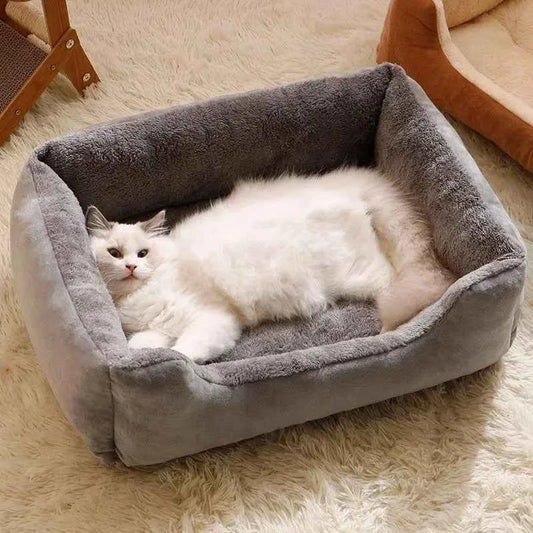 Plush Winter Cat & Dog Bed Mat