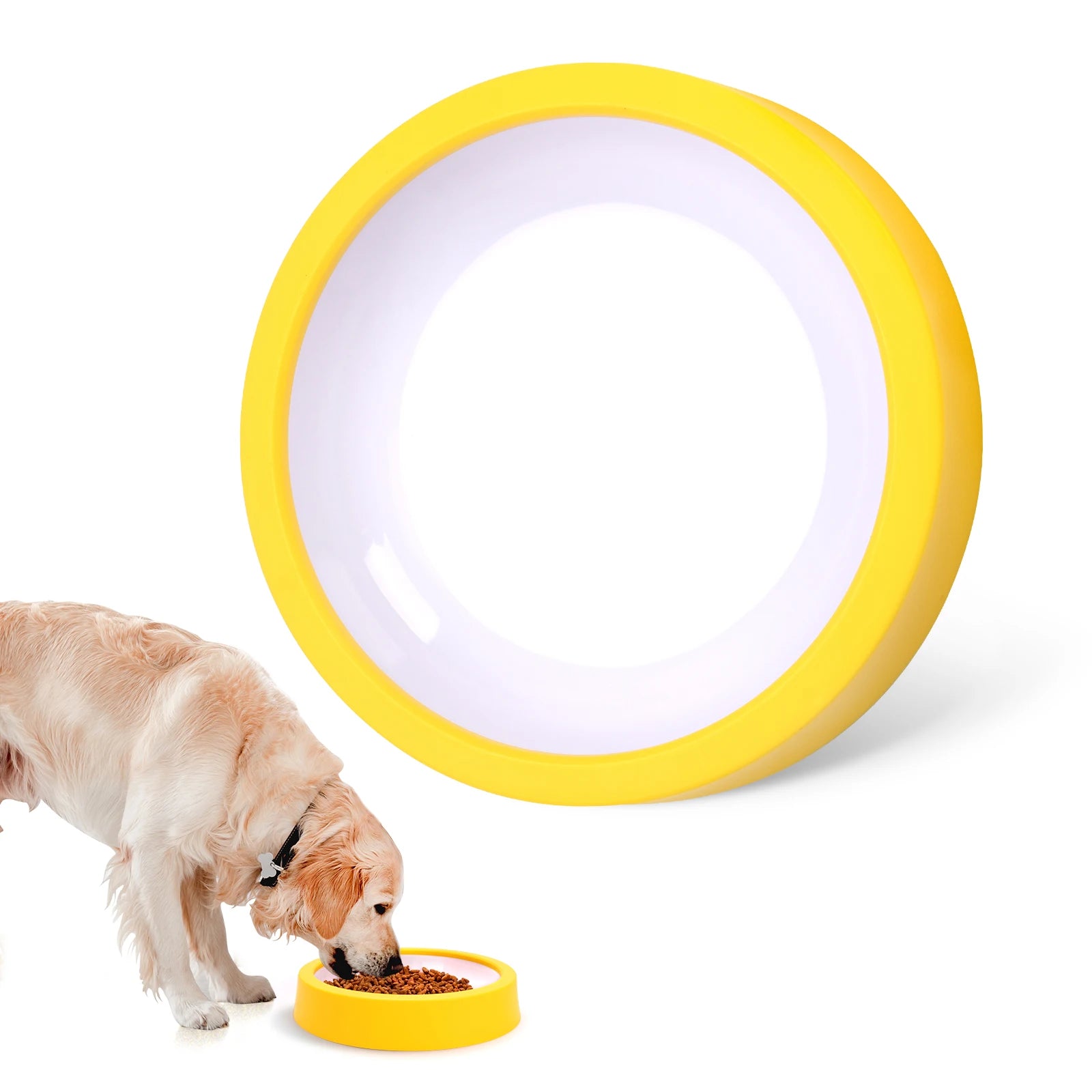 Gamelle anti-gloutonnerie à ralentisseur pour chien