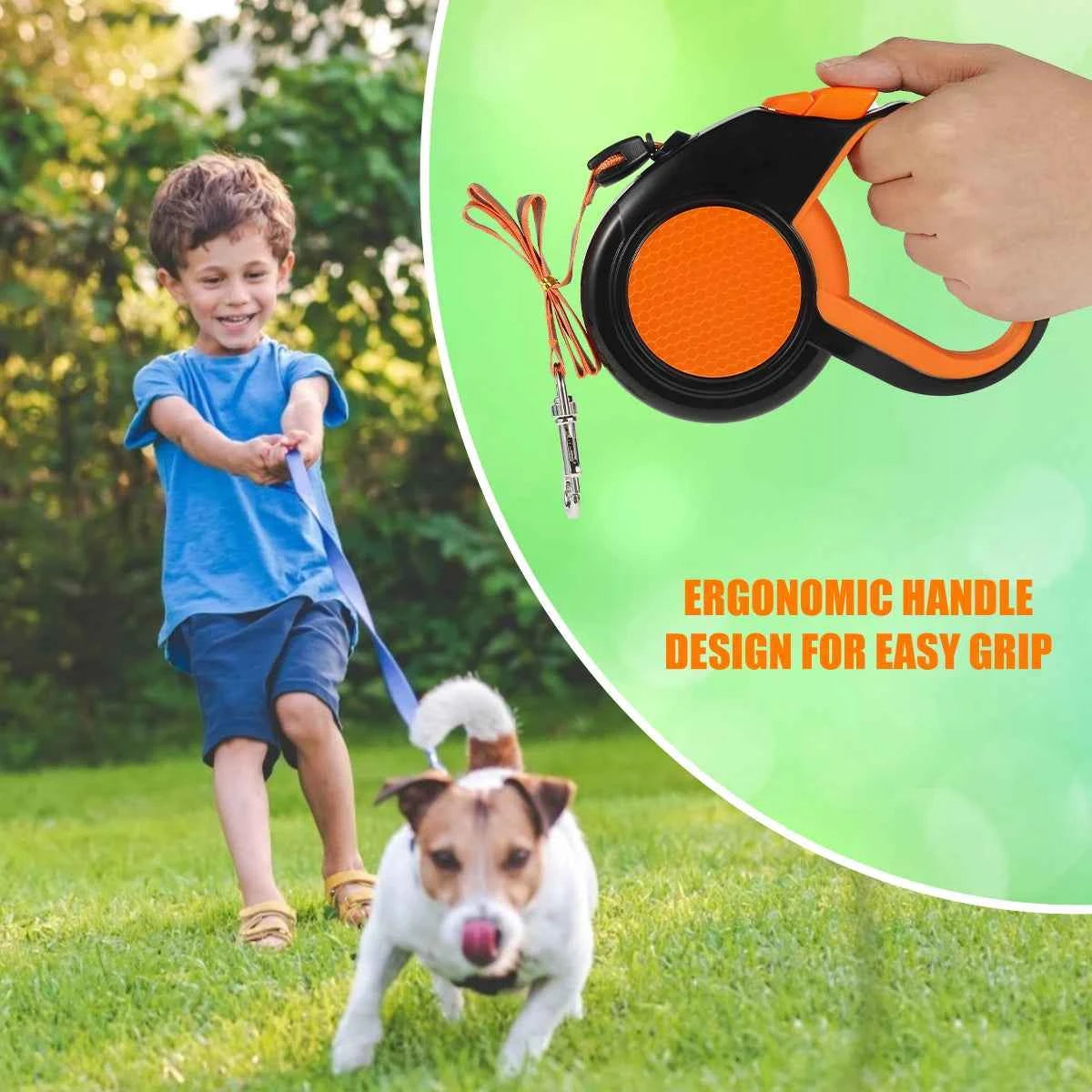 Heavy duty retractable dog leash by Zootly – photo 2