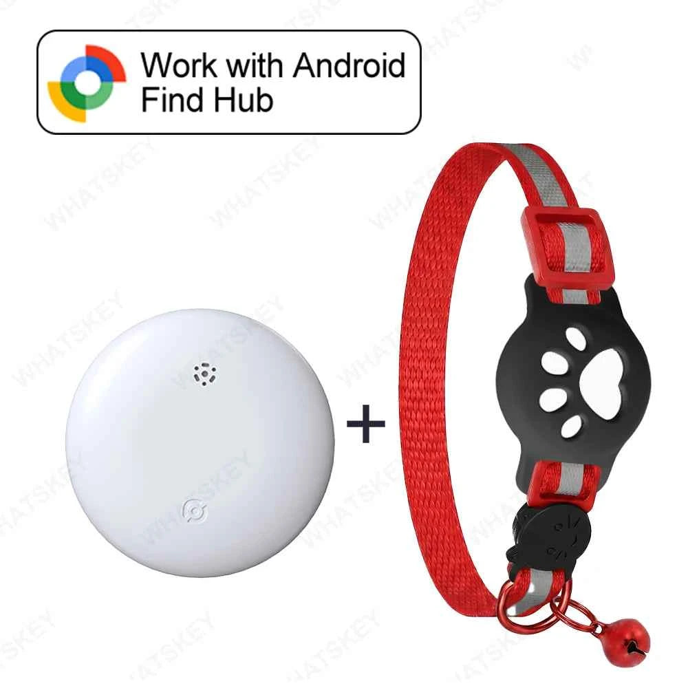 Bluetooth Pet Collar Tracker (Find My Compatible)