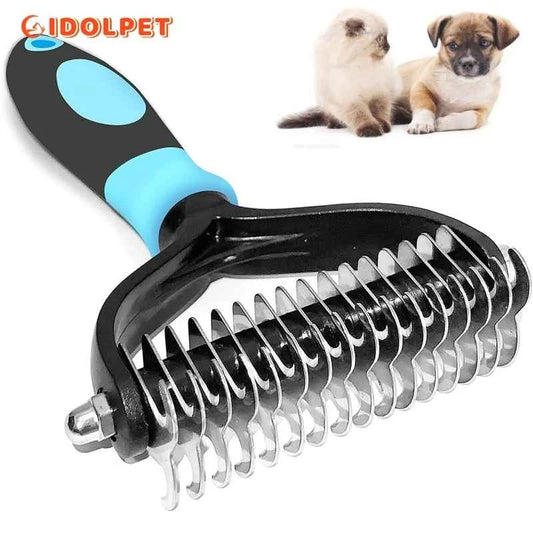 Deshedding Rake for Dogs and Cats – Double-Sided