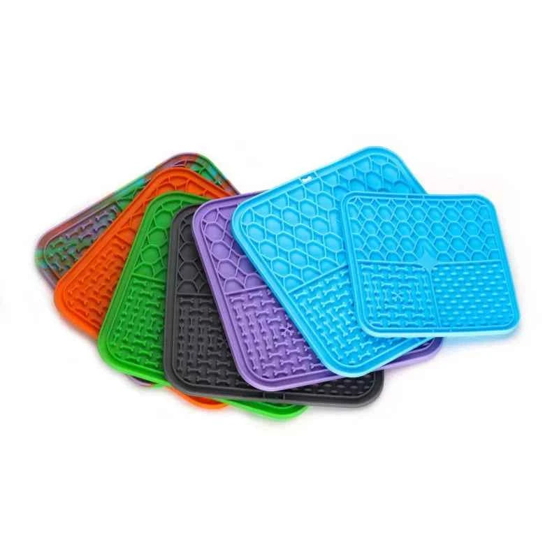 Food-grade silicone lick mat slow feeder