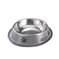 Gamelle en acier inoxydable antidérapante pour chien et chat