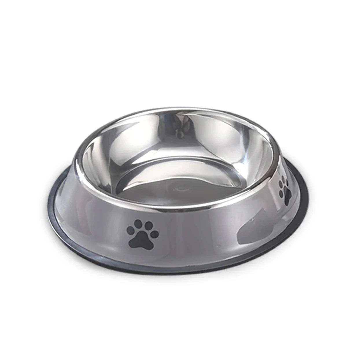 Gamelle en acier inoxydable antidérapante pour chien et chat