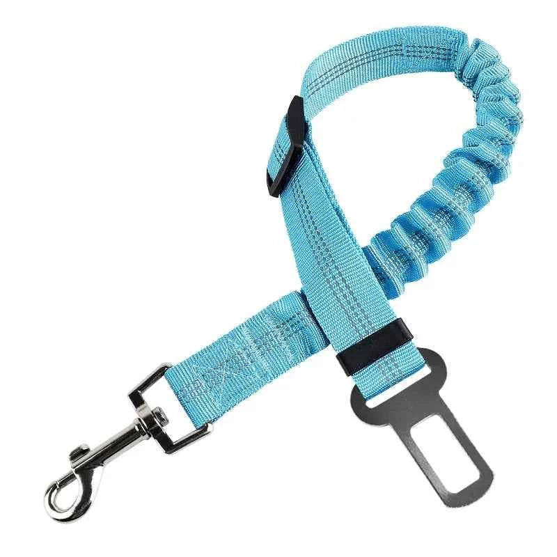 Dog car seat belt length adjustment
