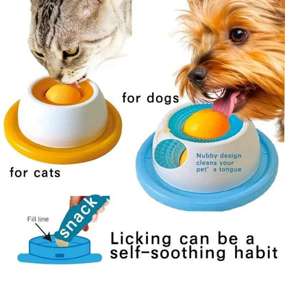 Yogurt Licking Plate for Dogs & Cats