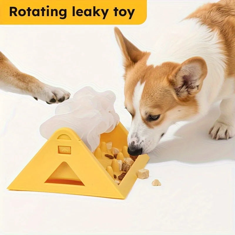 Jouet distributeur de nourriture anti-fuite pour chien