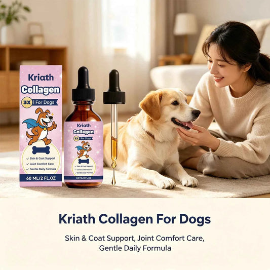 Liquid Collagen Drops for Dogs – Joints & Coat