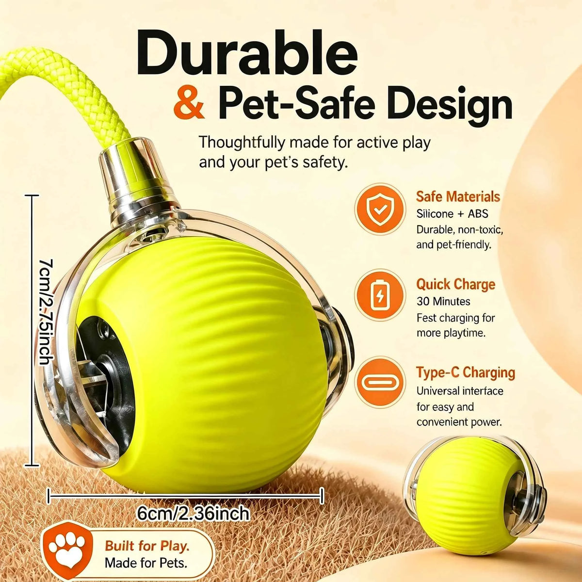 Interactive cat ball by Zootly – photo 2