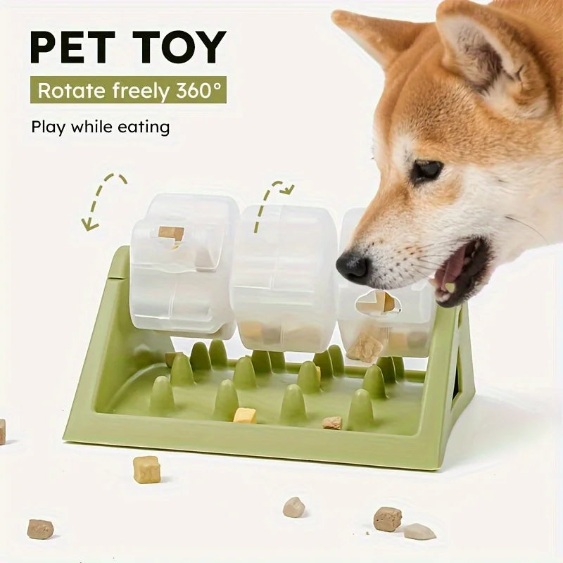 Jouet distributeur de nourriture anti-fuite pour chien