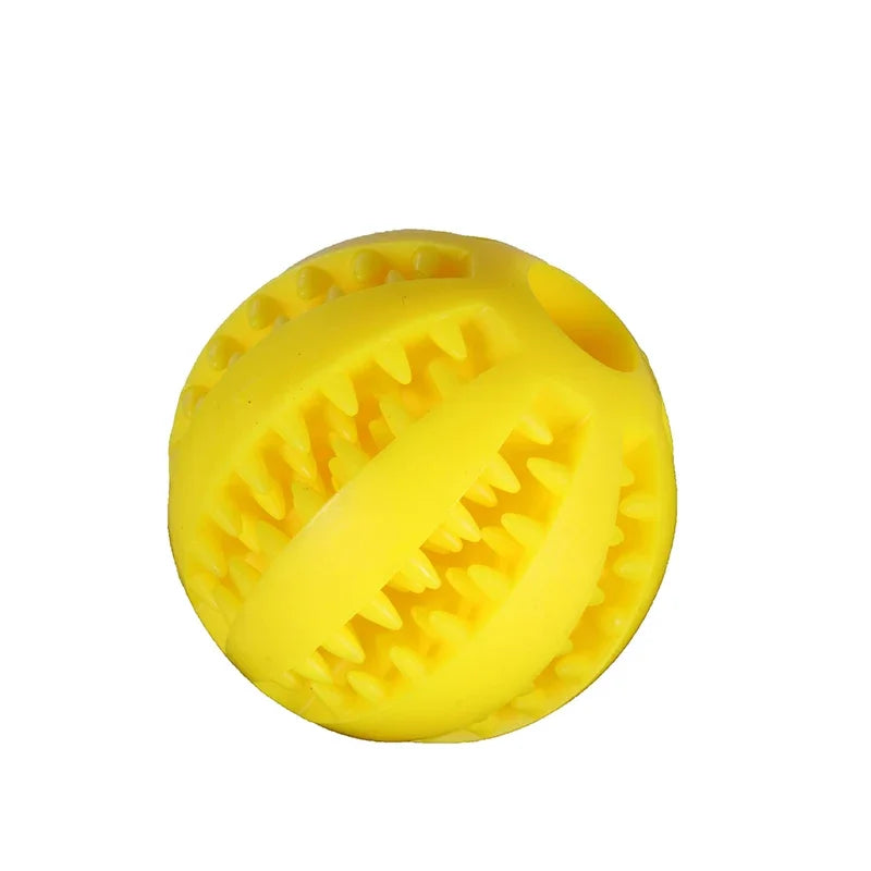 Balle à friandises en caoutchouc naturel - nettoyage dentaire