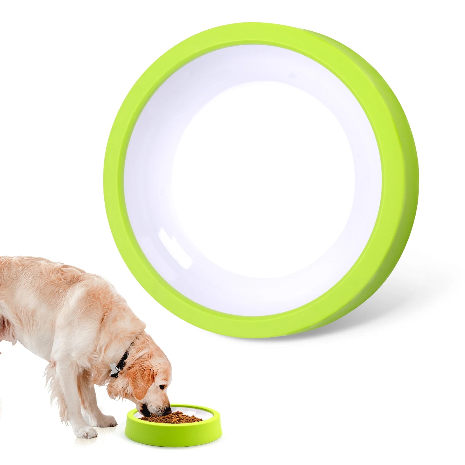 Gamelle anti-gloutonnerie à ralentisseur pour chien