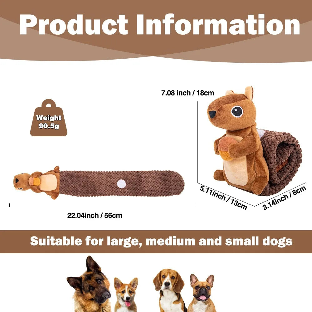 Squirrel Snuffle Toy Treat Dispenser