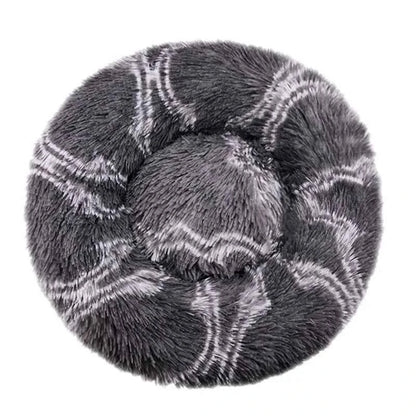 Round plush pet bed by Zootly – photo 7