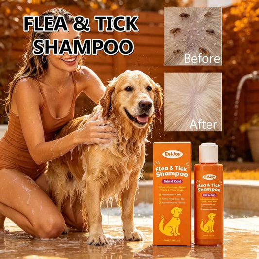 Flea and Tick Shampoo for Dogs & Cats