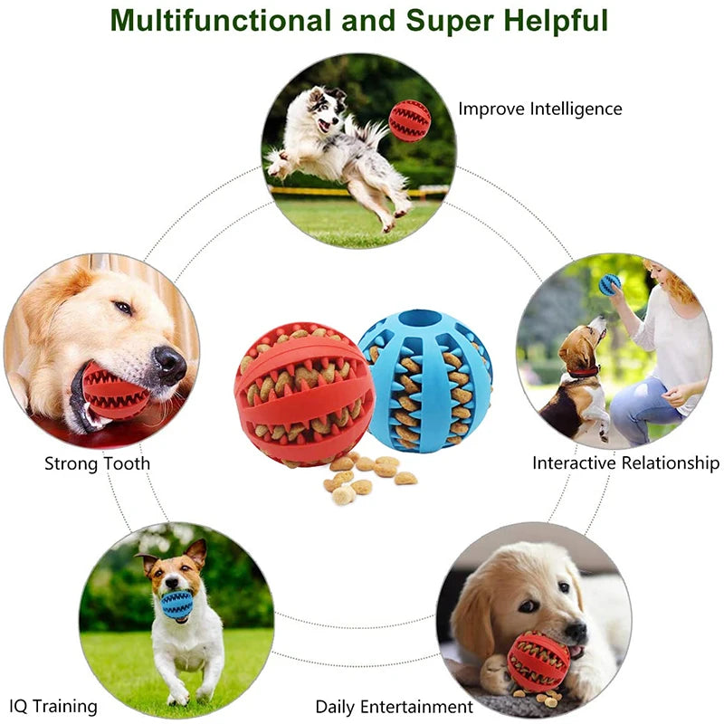 Natural Rubber Treat Ball - Dental Cleaning