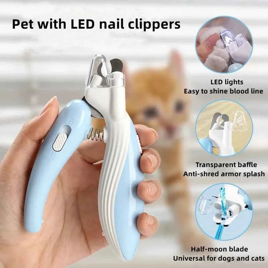 LED Pet Nail Clipper for Dogs & Cats