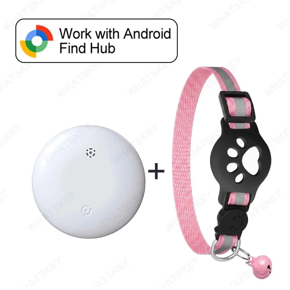 Bluetooth Pet Collar Tracker (Find My Compatible)
