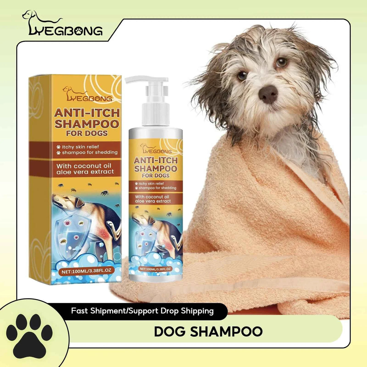 Sensitive Skin Dog Shampoo – pH Balanced