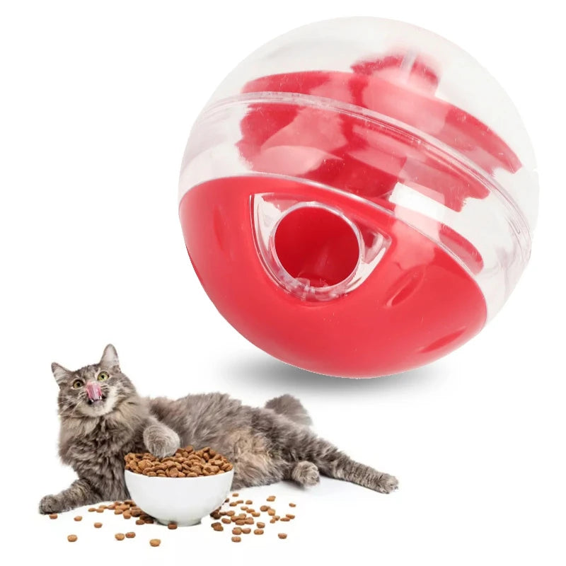 Balle à friandises pour chat - jouet résistant