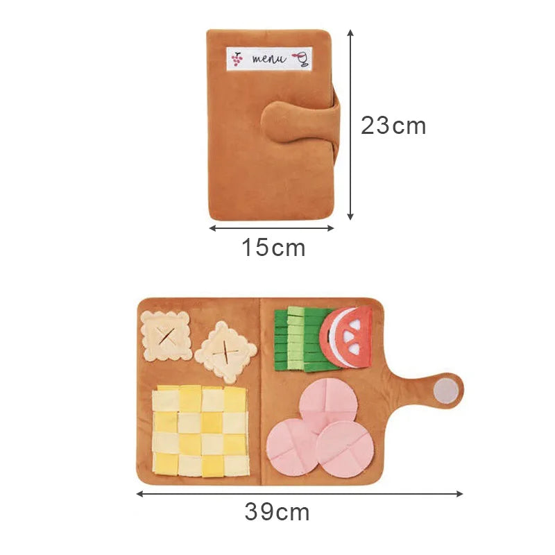 Tapis de reniflage en peluche pour petits et moyens chiens