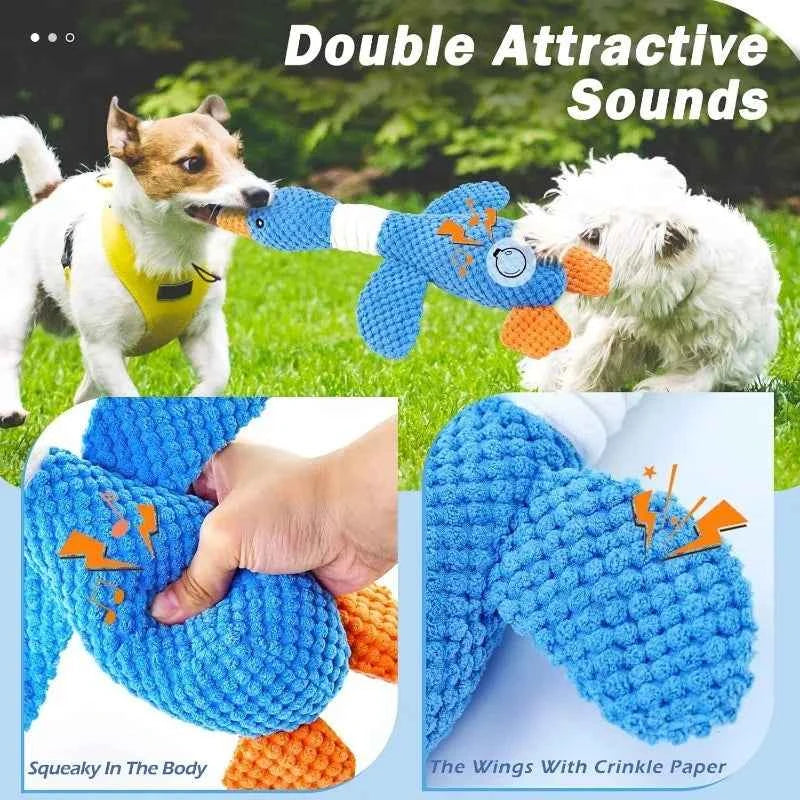 Squeaky plush dog toy by Zootly – photo 5