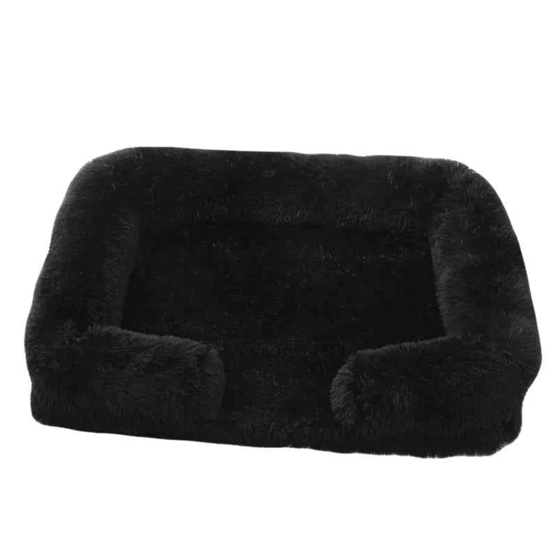 Thickened Plush Dog Bed with Removable Cover
