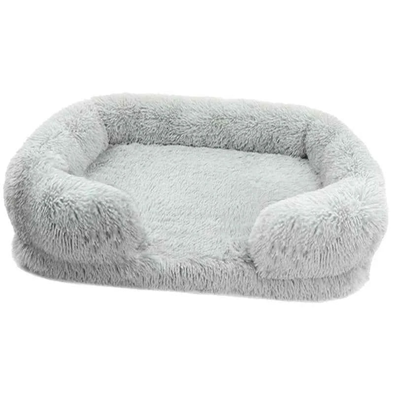 Thickened Plush Dog Bed with Removable Cover