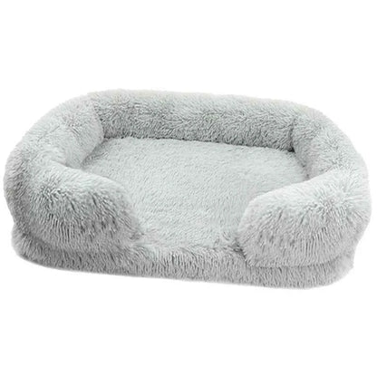 Thickened Plush Dog Bed with Removable Cover